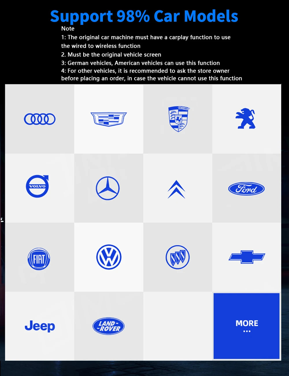 NEW 2-in-1 Wireless CarPlay AI Box