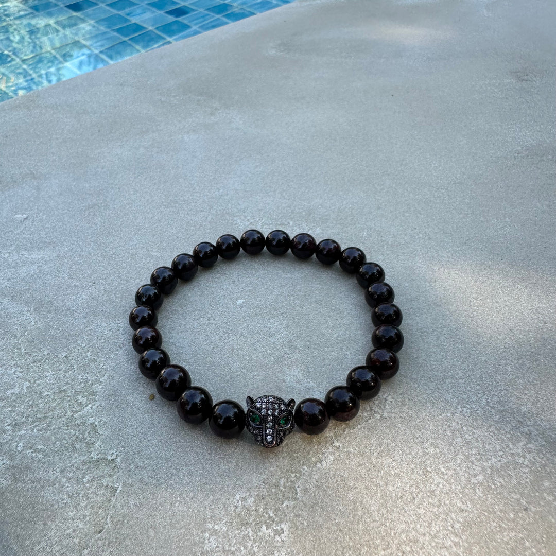 LUNALUX Garnet Stone Bracelet