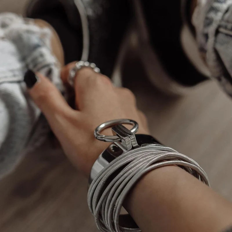 LUNALUX Venda Silver Bracelet
