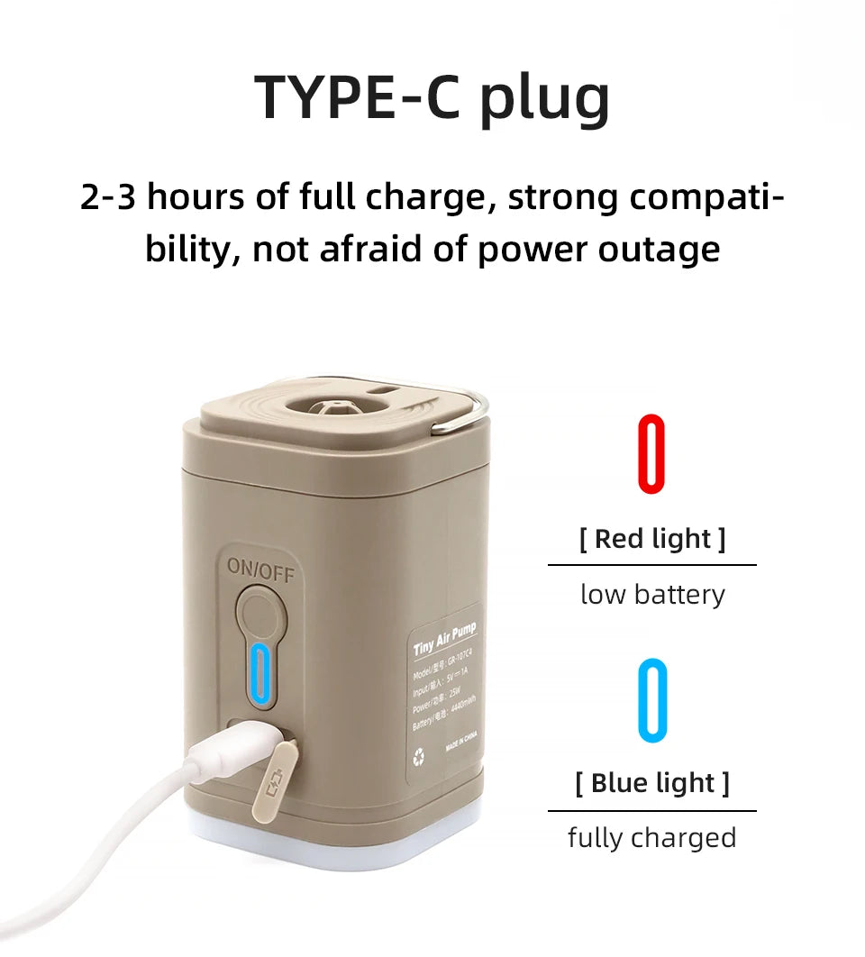 π Portable Wireless Electric Air Pump β Inflate Anything, Anywhere!