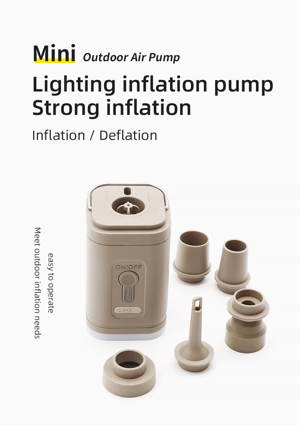 π Portable Wireless Electric Air Pump β Inflate Anything, Anywhere!