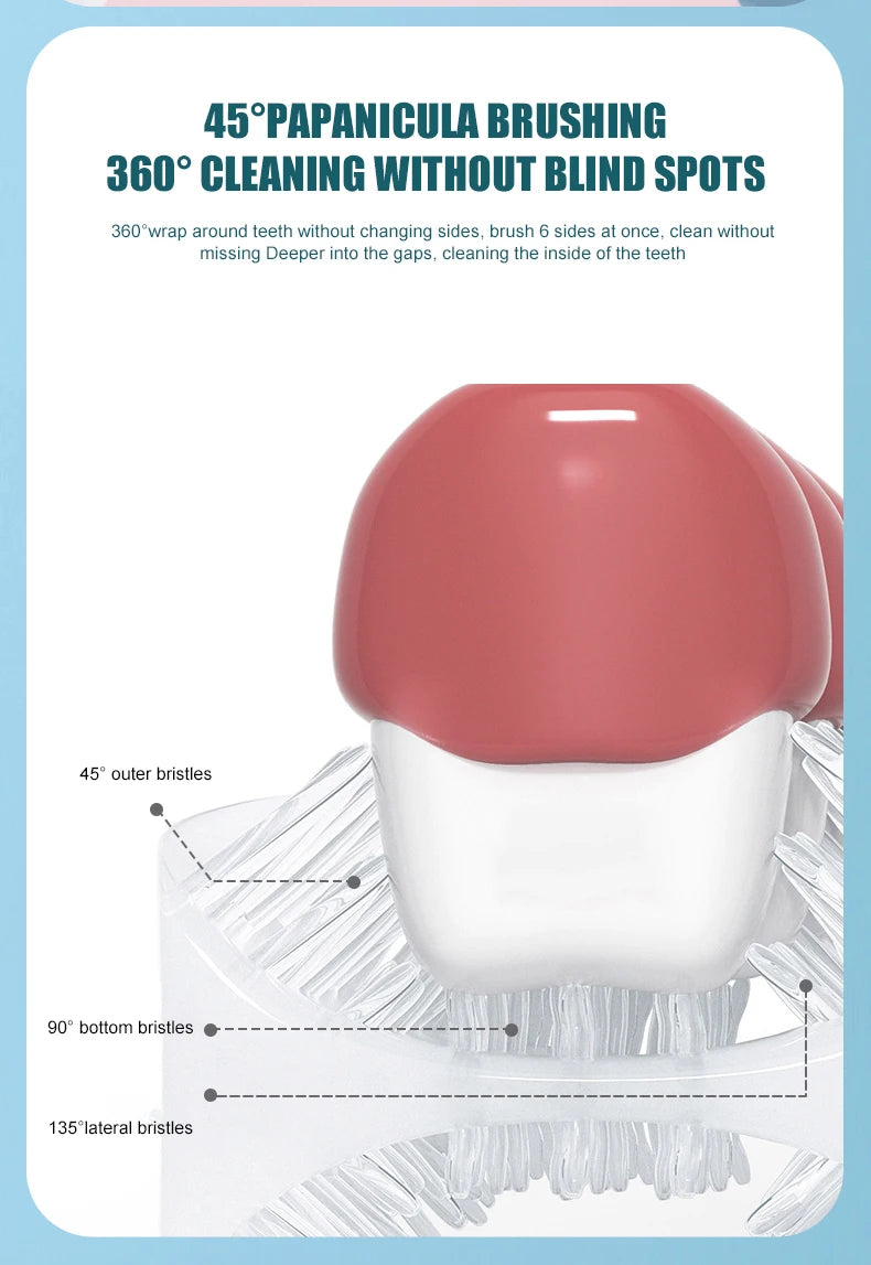 U-shaped electric toothbrush