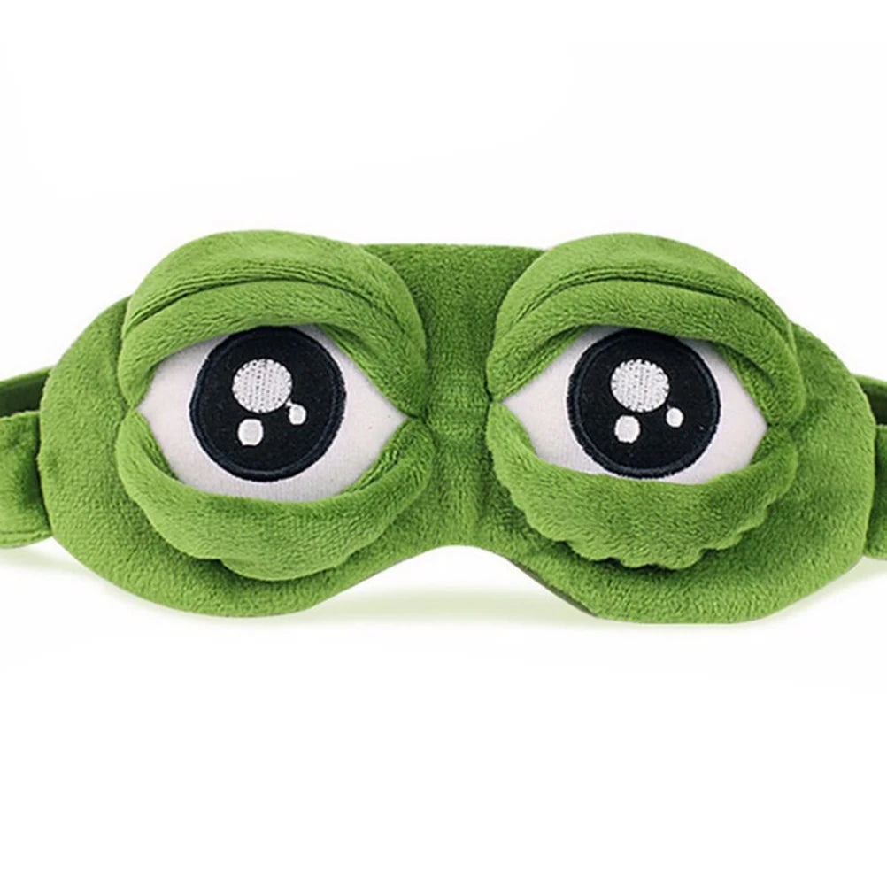 3D Frog Sleep Mask Cute, Comfy & Perfect Sleep Anywhere!