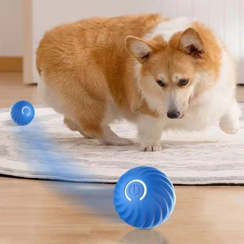 Automatic Moving Bouncing Light-Up Dog & Cat Toy Ball