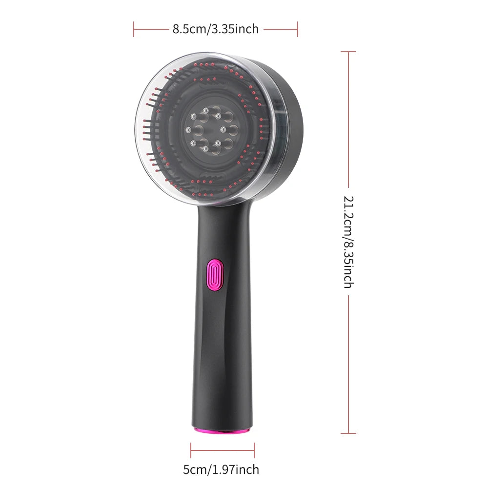 Electric Scalp Massage Comb with Red Light
