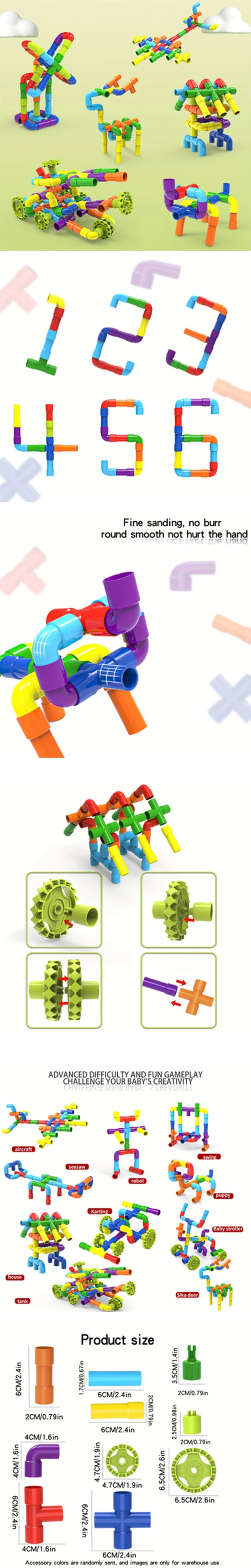 Creative Pipe Building Blocks DIY Toy