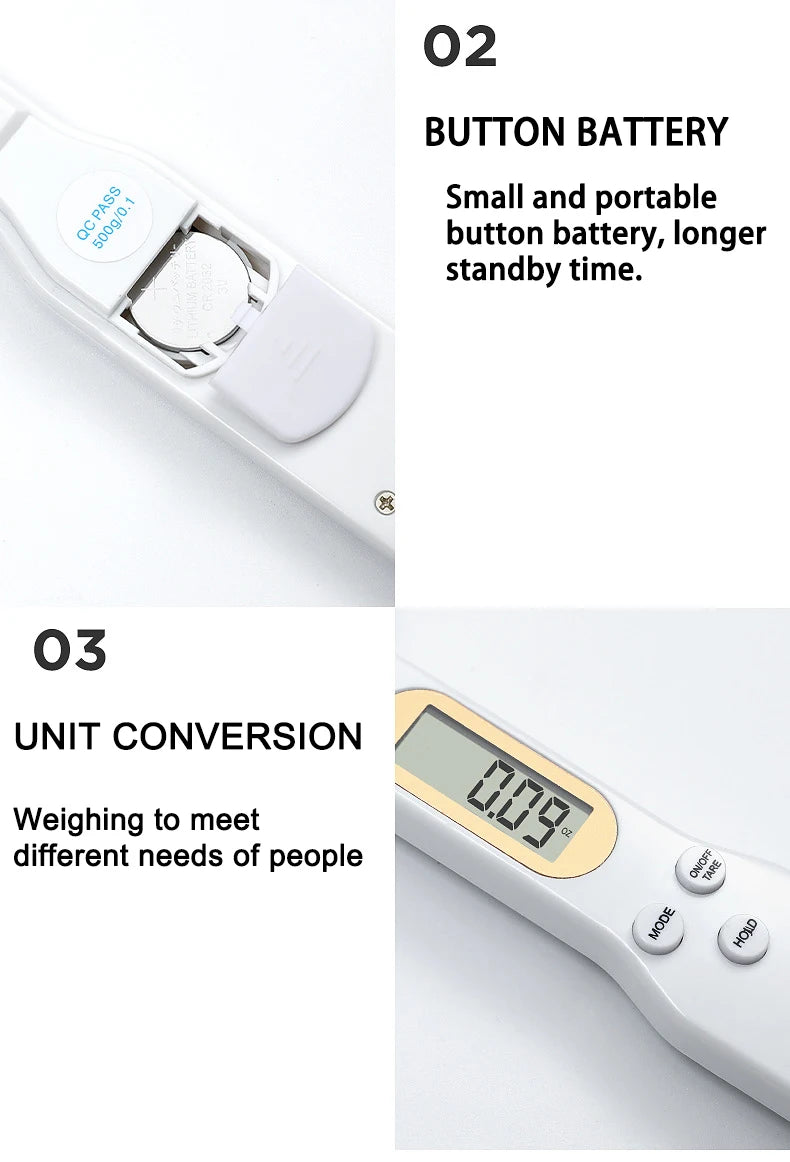 High-Precision Digital Weighing Spoon