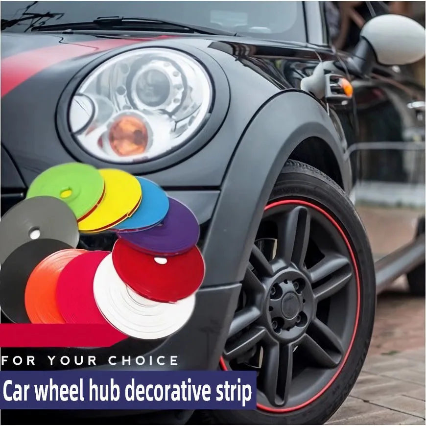 8M Car Bumper & Wheel Hub Decorative Trim Strip