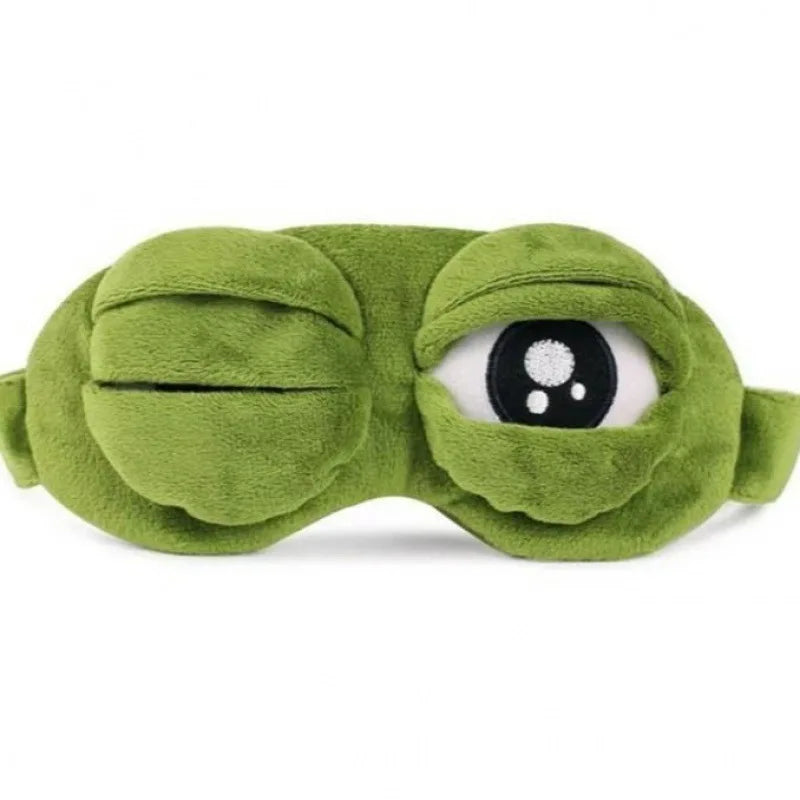 3D Frog Sleep Mask Cute, Comfy & Perfect Sleep Anywhere!