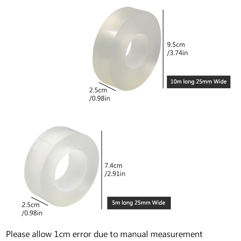 Transparent Nano Double-Sided Tape