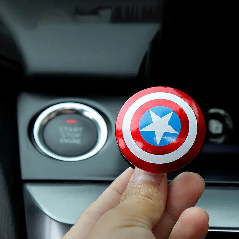 Superhero Start Button Cover