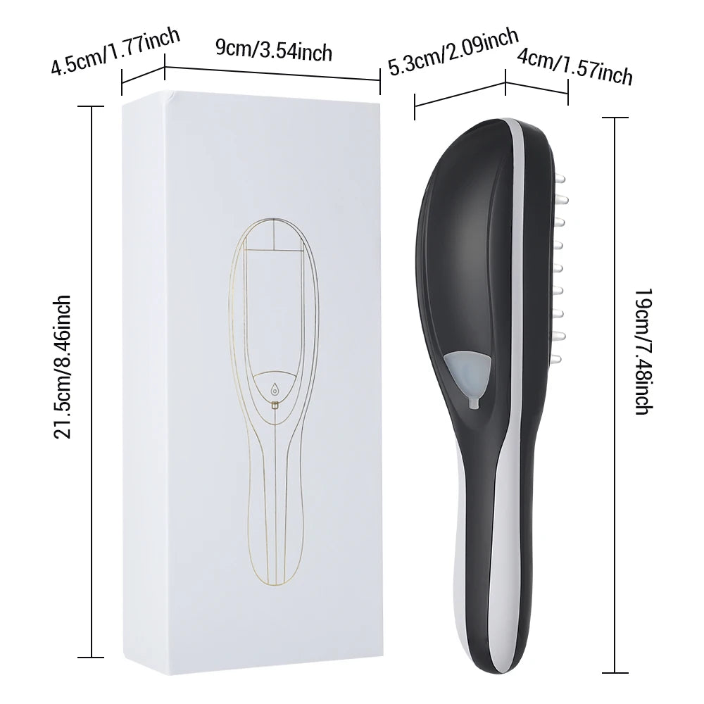Electric Scalp Massage Comb with Red Light
