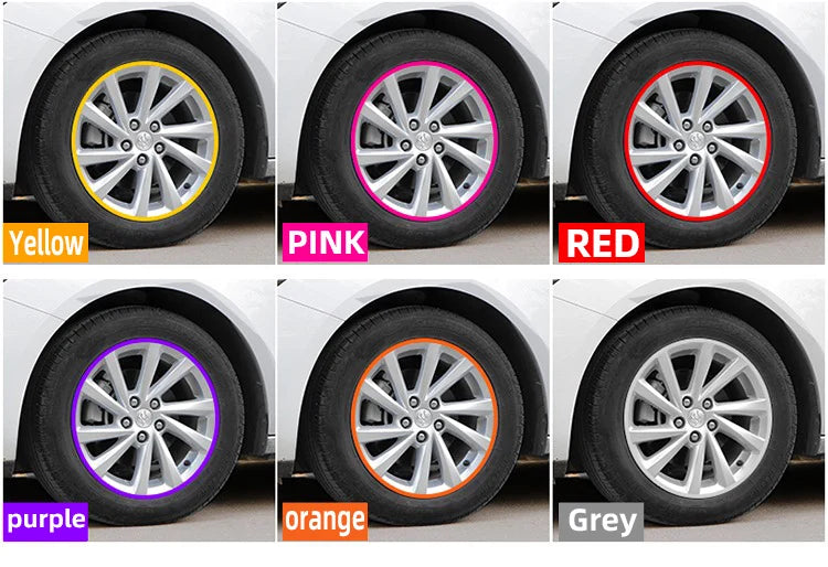 8M Car Bumper & Wheel Hub Decorative Trim Strip