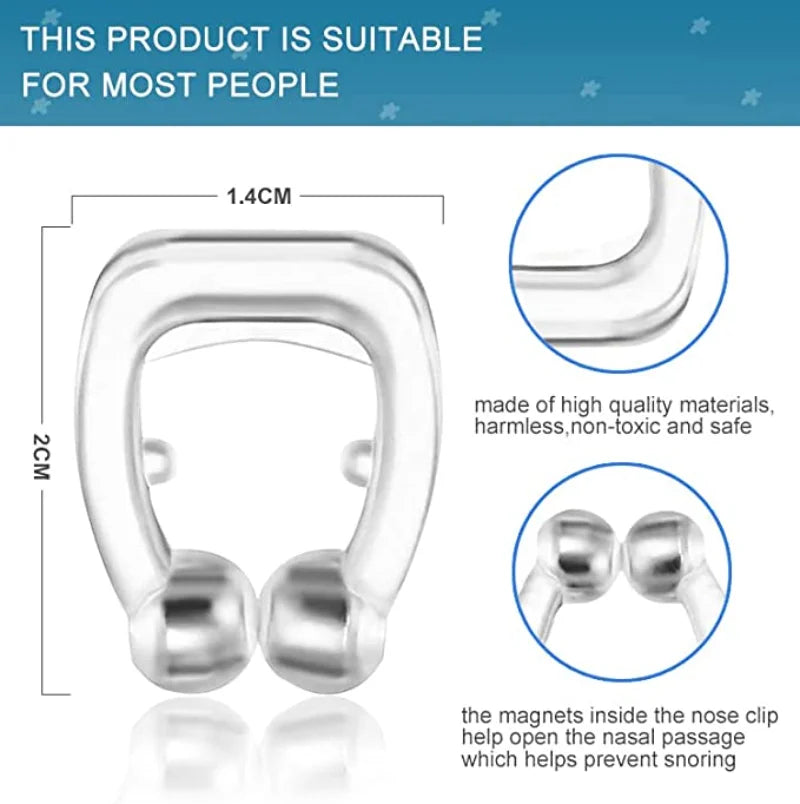 Magnetic Anti-Snoring Nose Clip ā Breathe Easy, Sleep Better