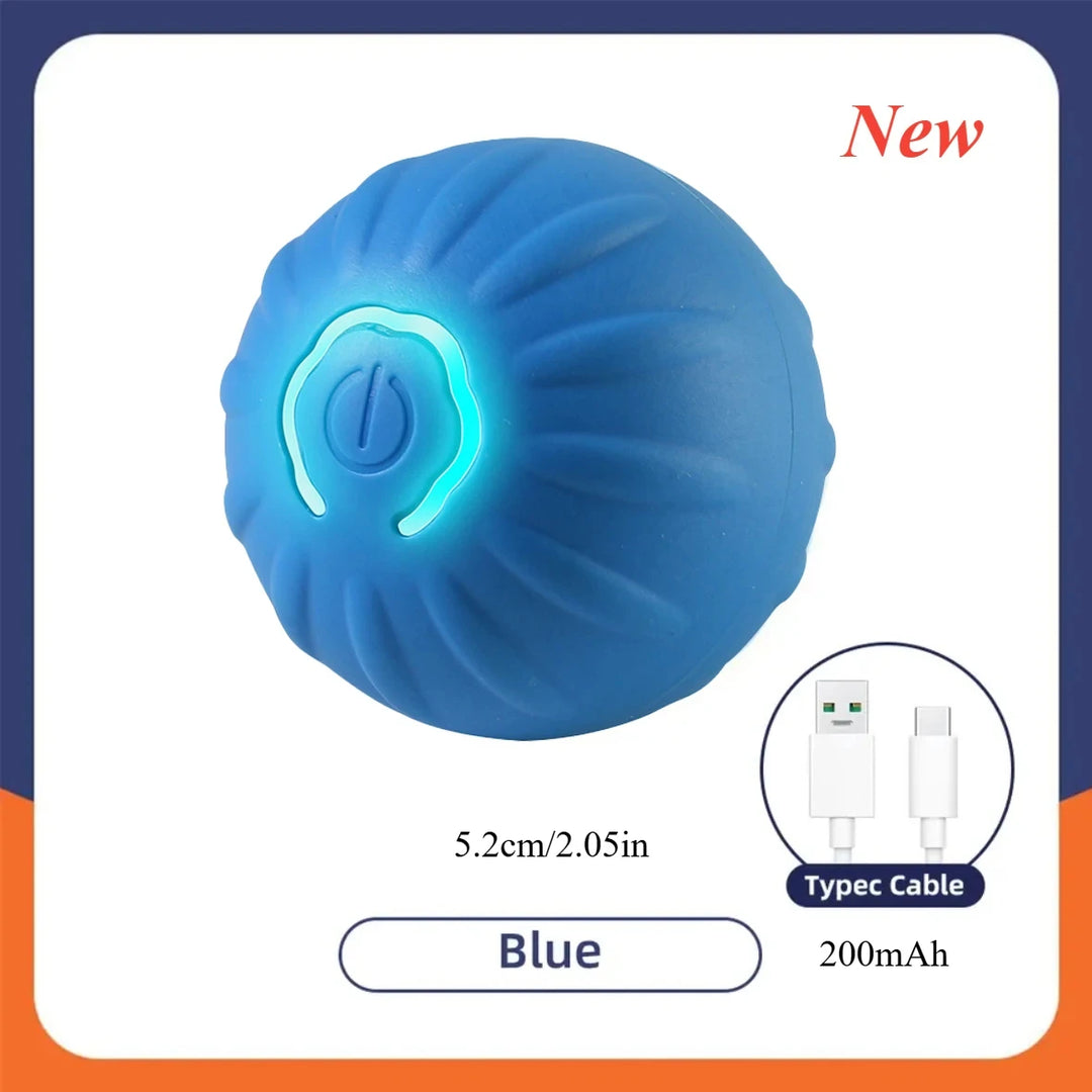 Automatic Moving Bouncing Light-Up Dog & Cat Toy Ball