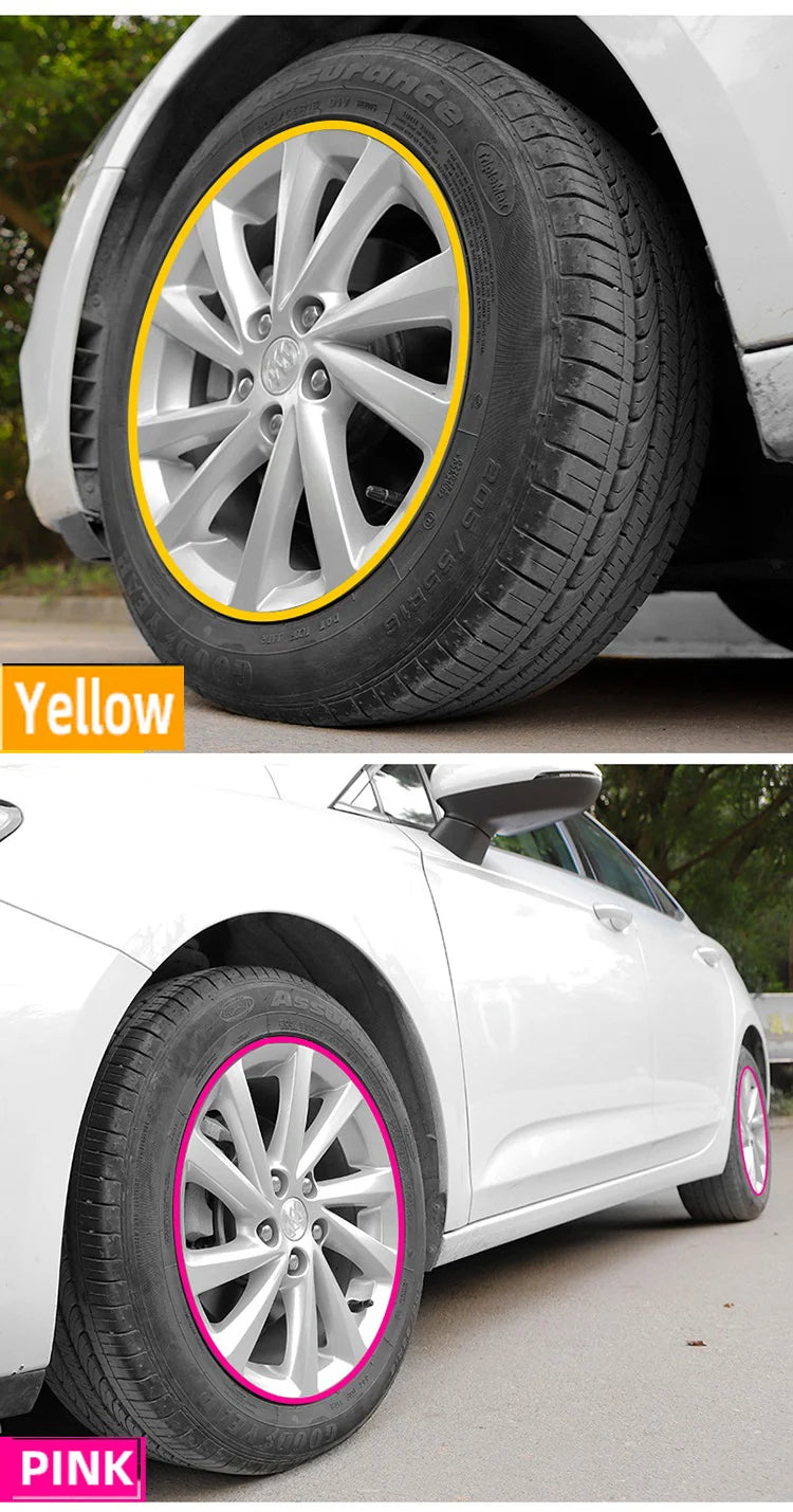 8M Car Bumper & Wheel Hub Decorative Trim Strip