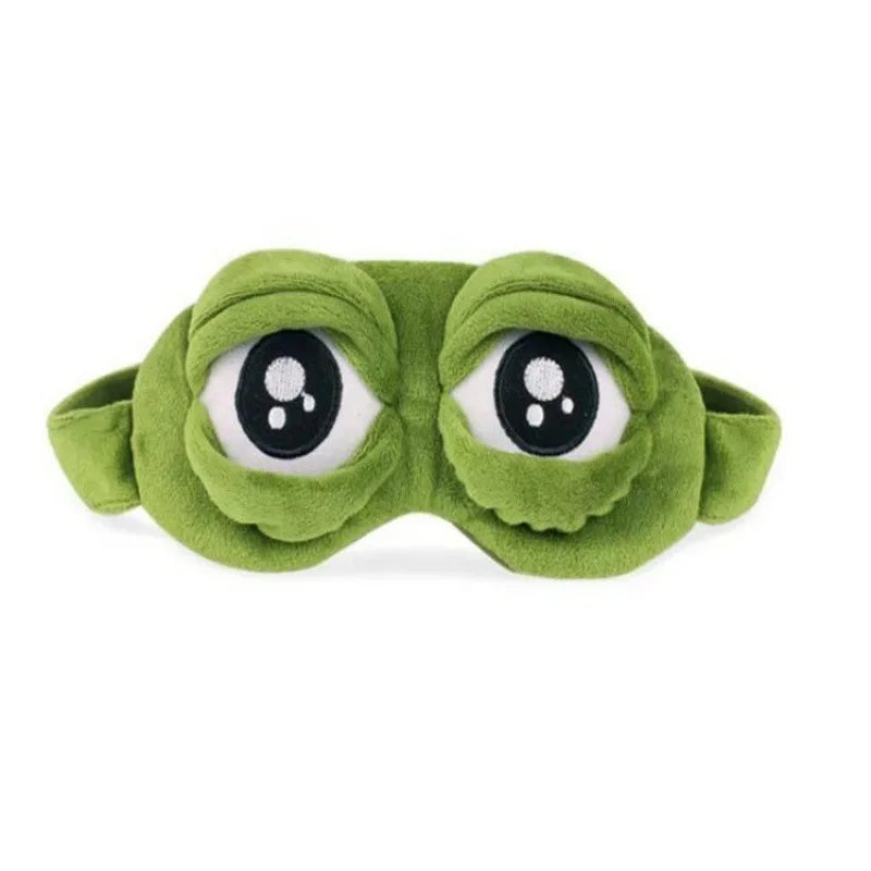 3D Frog Sleep Mask Cute, Comfy & Perfect Sleep Anywhere!
