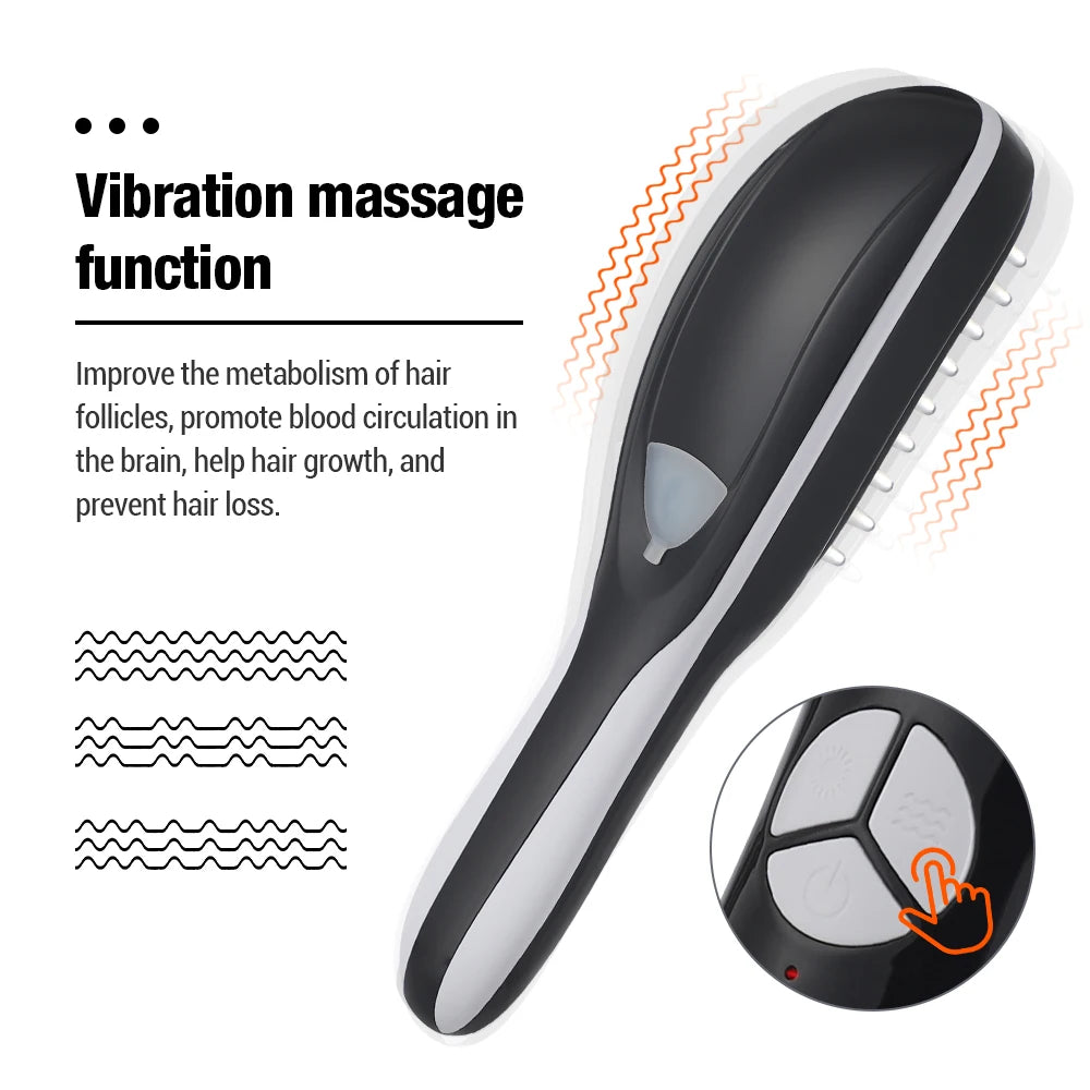 Electric Scalp Massage Comb with Red Light