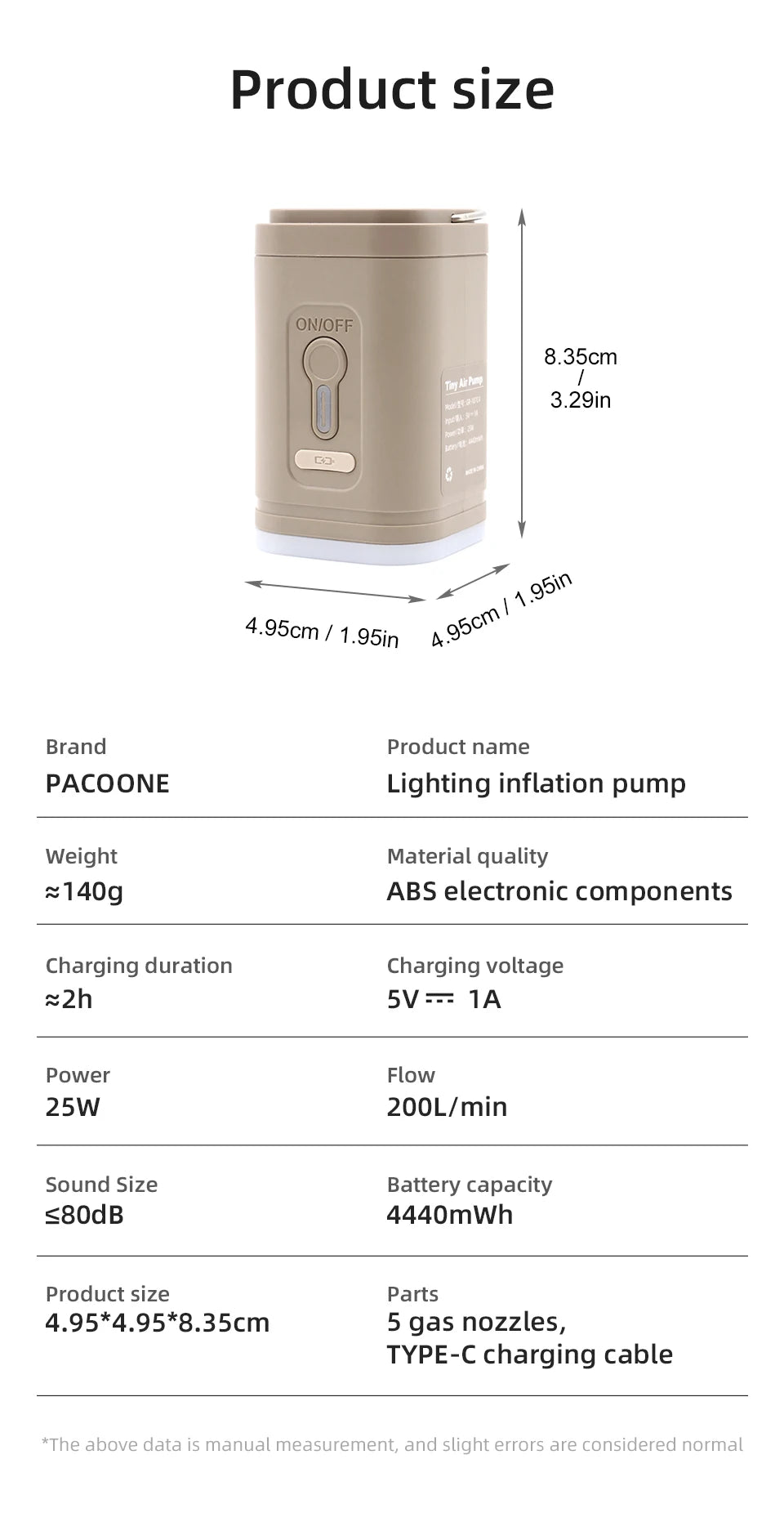 π Portable Wireless Electric Air Pump β Inflate Anything, Anywhere!