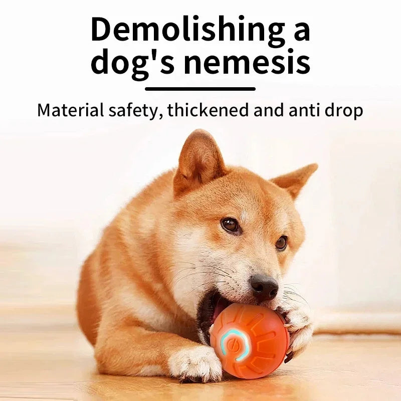 Automatic Moving Bouncing Light-Up Dog & Cat Toy Ball