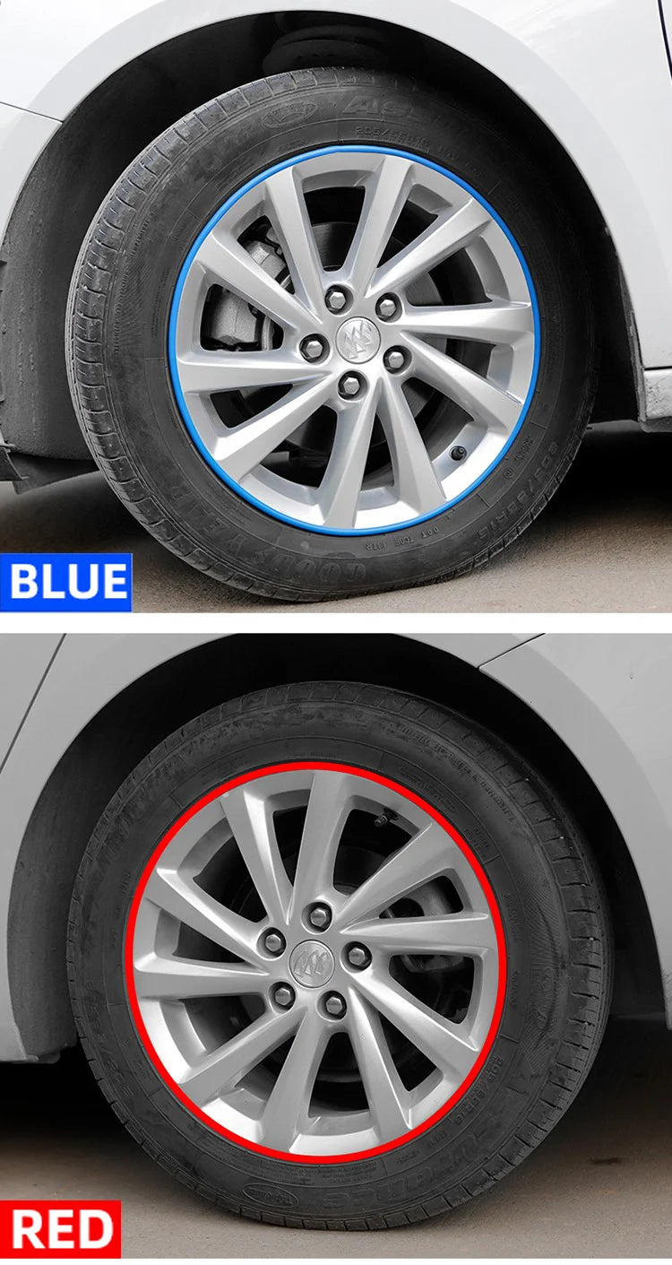 8M Car Bumper & Wheel Hub Decorative Trim Strip