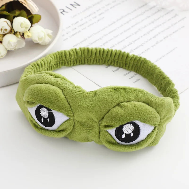 3D Frog Sleep Mask Cute, Comfy & Perfect Sleep Anywhere!