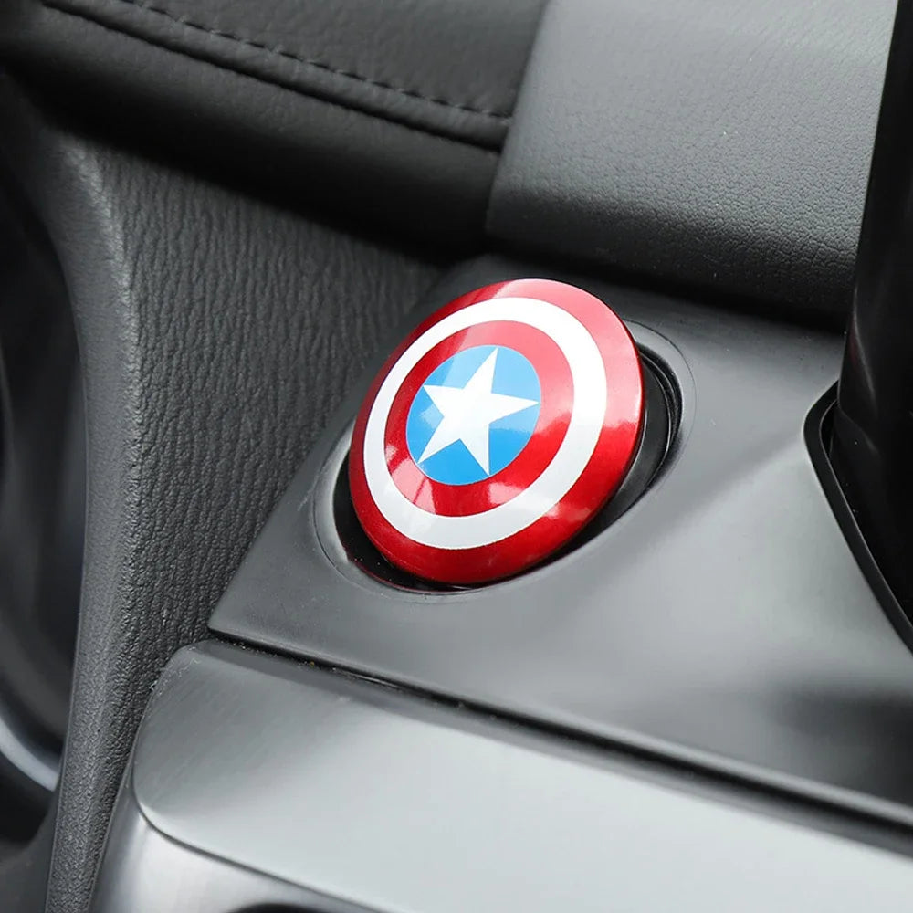 Superhero Start Button Cover