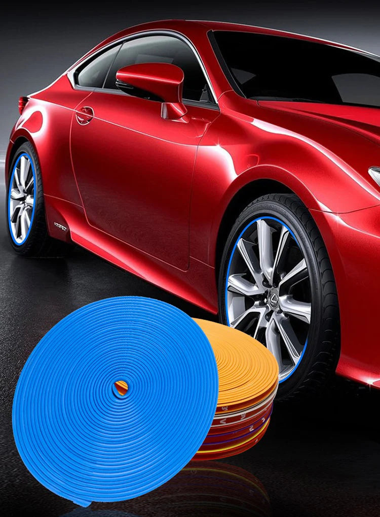 8M Car Bumper & Wheel Hub Decorative Trim Strip