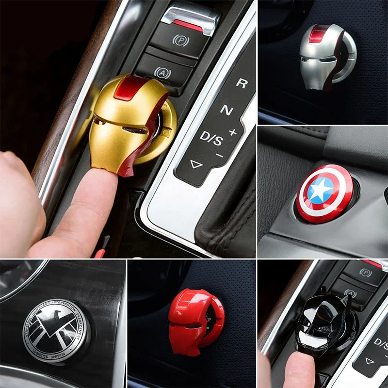 Superhero Start Button Cover