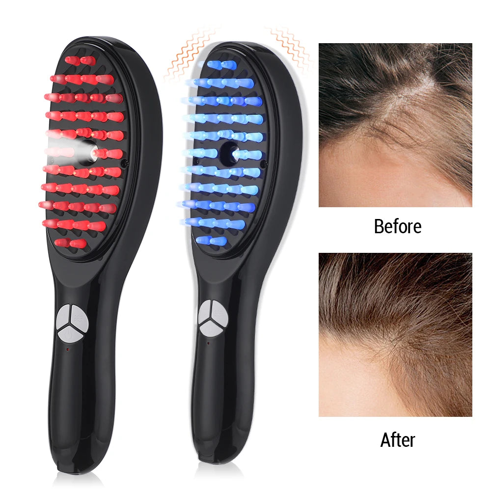 Electric Scalp Massage Comb with Red Light