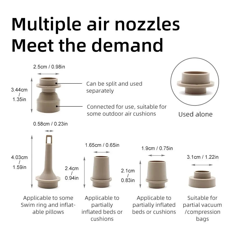 π Portable Wireless Electric Air Pump β Inflate Anything, Anywhere!