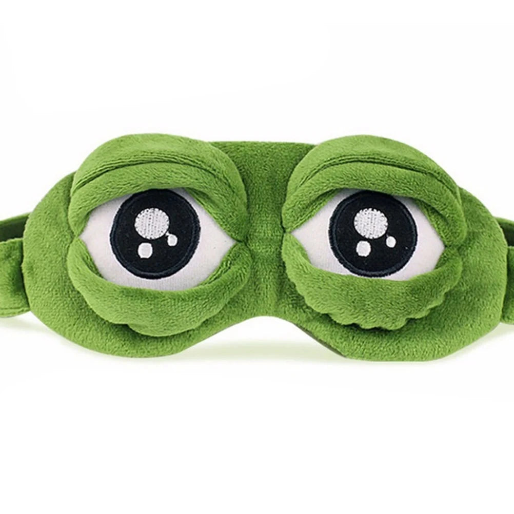 3D Frog Sleep Mask Cute, Comfy & Perfect Sleep Anywhere!