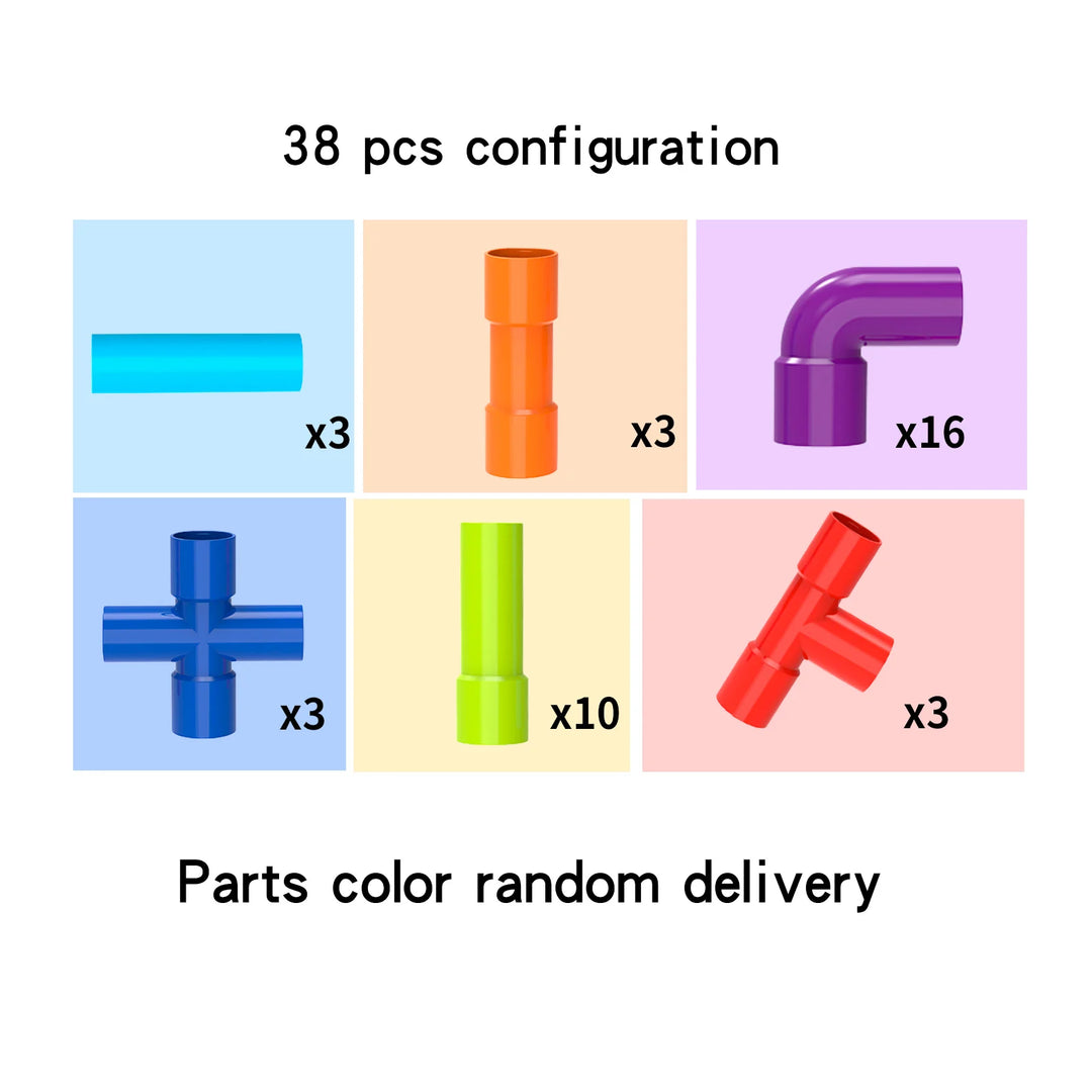 Creative Pipe Building Blocks DIY Toy
