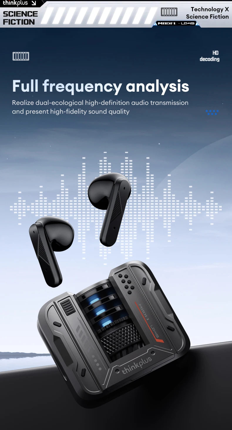 Lenovo LP49 TWS Bluetooth 5.4 Earphones