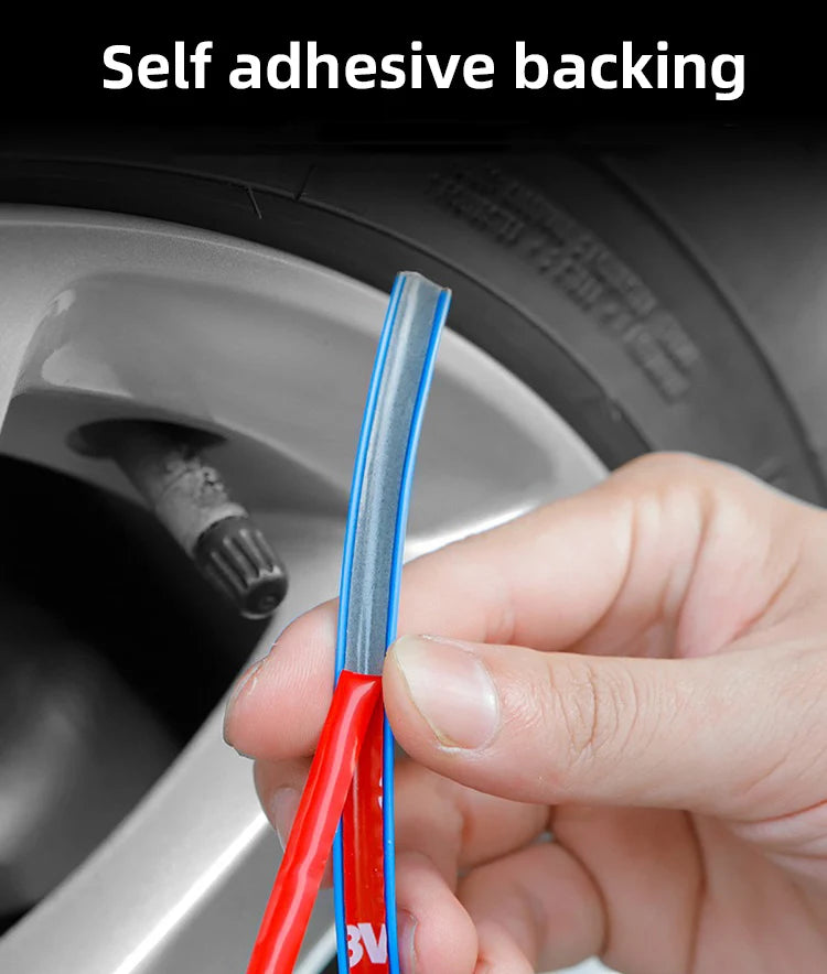 8M Car Bumper & Wheel Hub Decorative Trim Strip