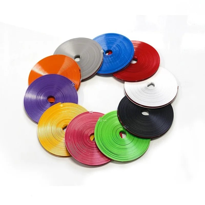 8M Car Bumper & Wheel Hub Decorative Trim Strip
