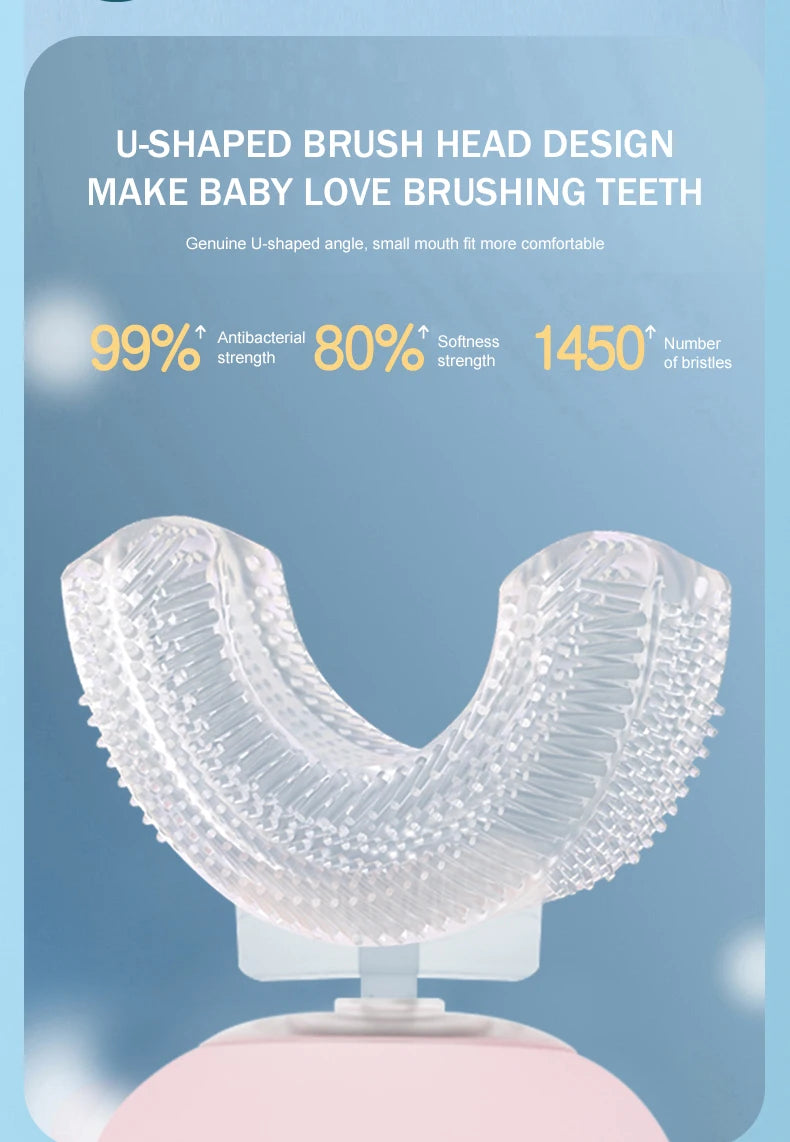 U-shaped electric toothbrush