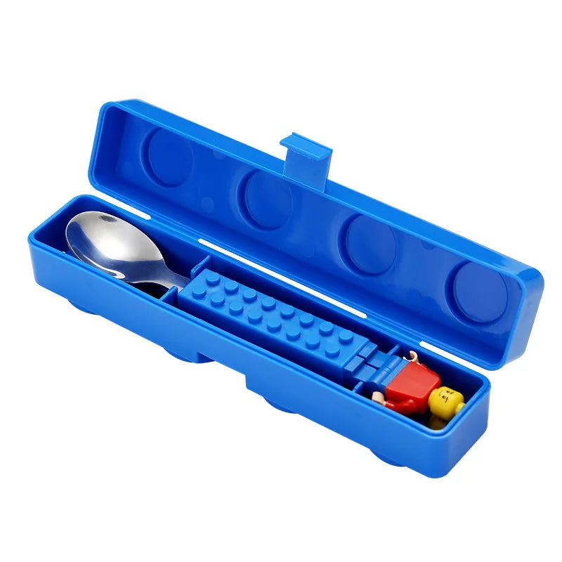 Creative Building Block Kids Cutlery Set