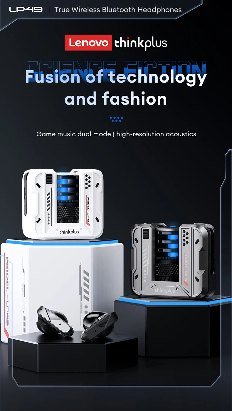 Lenovo LP49 TWS Bluetooth 5.4 Earphones