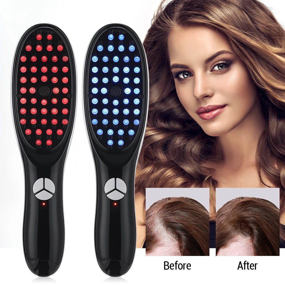 Electric Scalp Massage Comb with Red Light