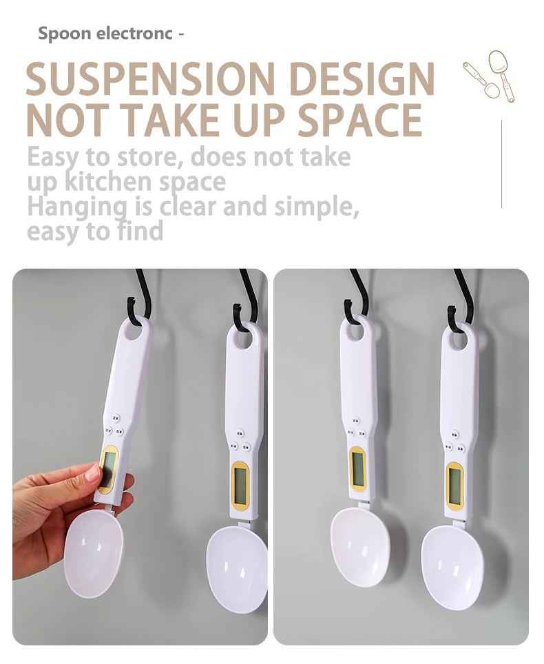 High-Precision Digital Weighing Spoon