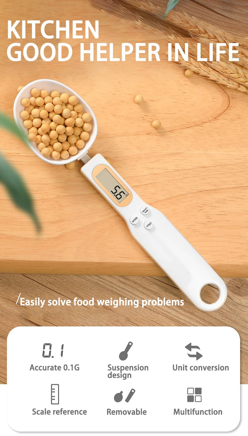 High-Precision Digital Weighing Spoon