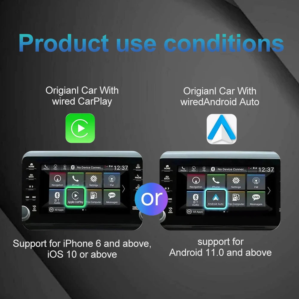 NEW 2-in-1 Wireless CarPlay AI Box